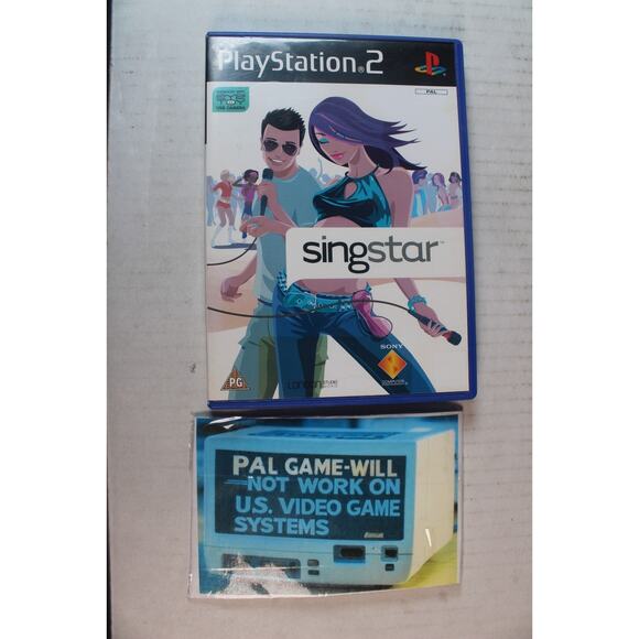 SINGSTAR (Sony Playstation 2, PS2) Authentic, complete, Not for U.S. Consoles - Picture 1 of 10